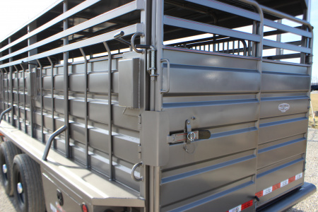 New 2026 GR Trailers 6.8x24 Gooseneck Livestock Trailer