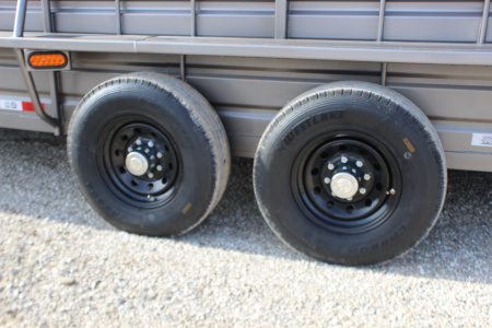 New 2026 GR Trailers 6.8x24 Gooseneck Livestock Trailer