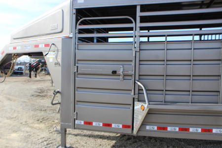 New 2026 GR Trailers 6.8x24 Gooseneck Livestock Trailer