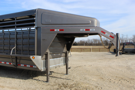 New 2026 GR Trailers 6.8x24 Gooseneck Livestock Trailer