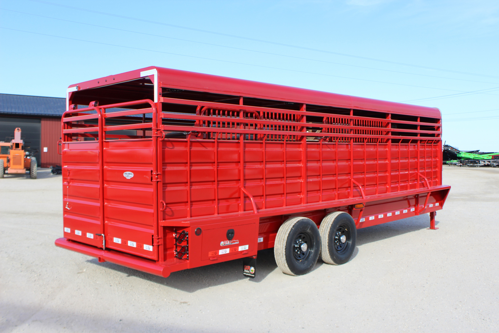 New 2026 GR Trailers 6.8x24 gooseneck Livestock Trailer