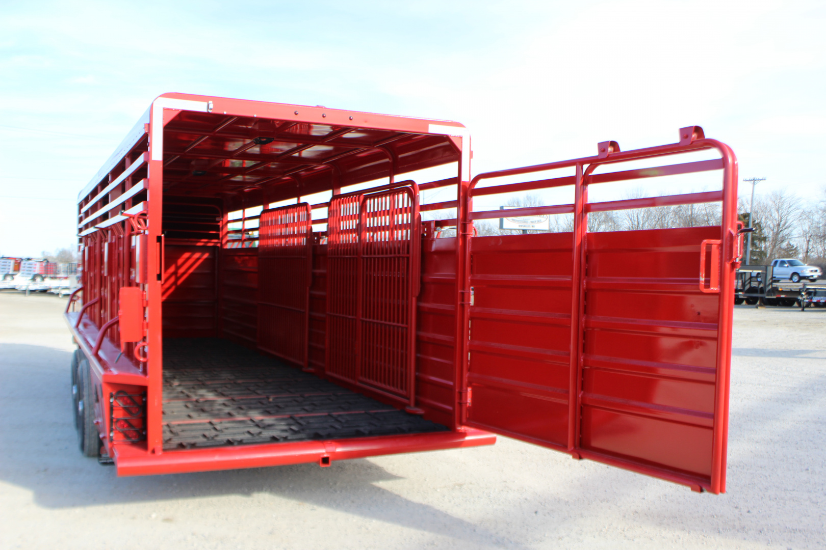 New 2026 GR Trailers 6.8x24 gooseneck Livestock Trailer