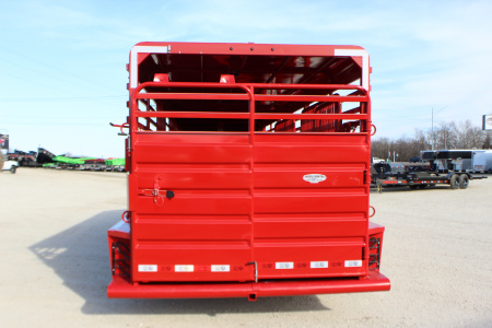 New 2026 GR Trailers 6.8x24 gooseneck Livestock Trailer