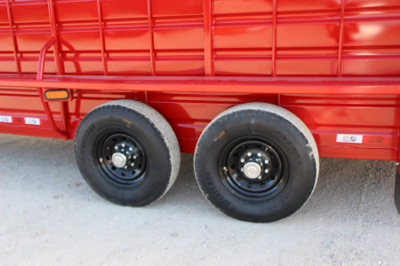 New 2026 GR Trailers 6.8x24 gooseneck Livestock Trailer