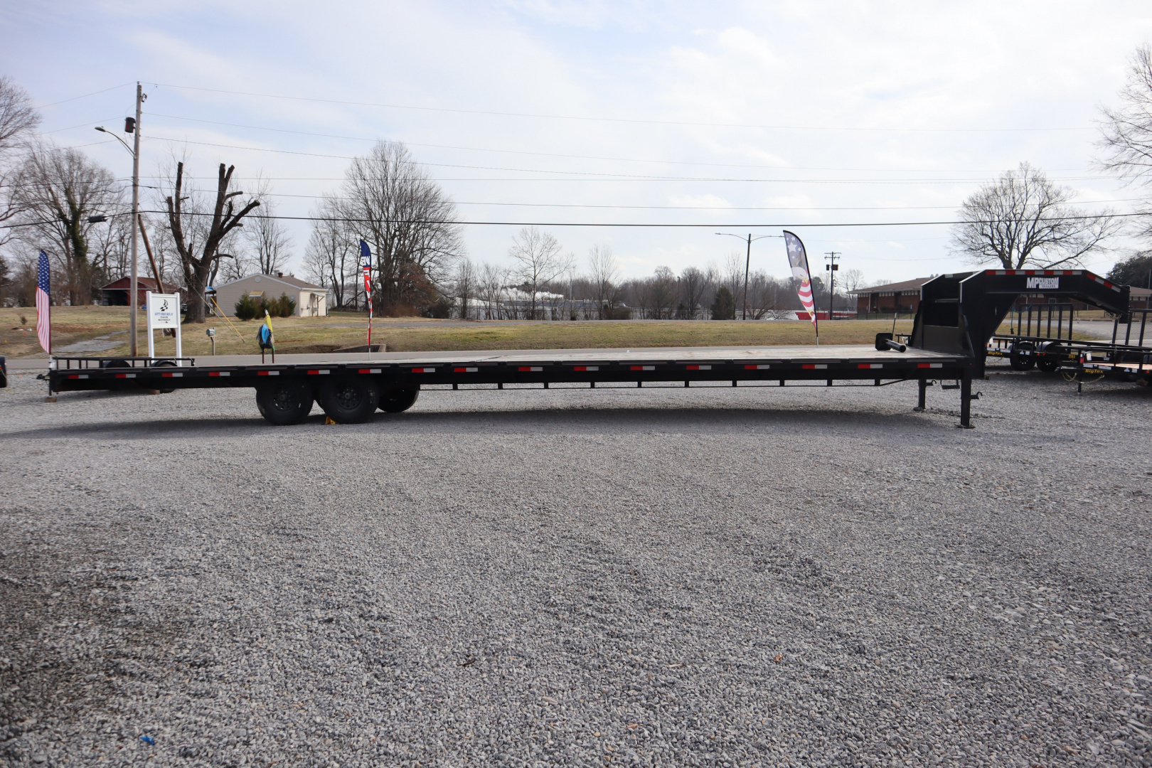 Used Repo 2025 MP Custom Trailers 40' Flatbed CTZ Package