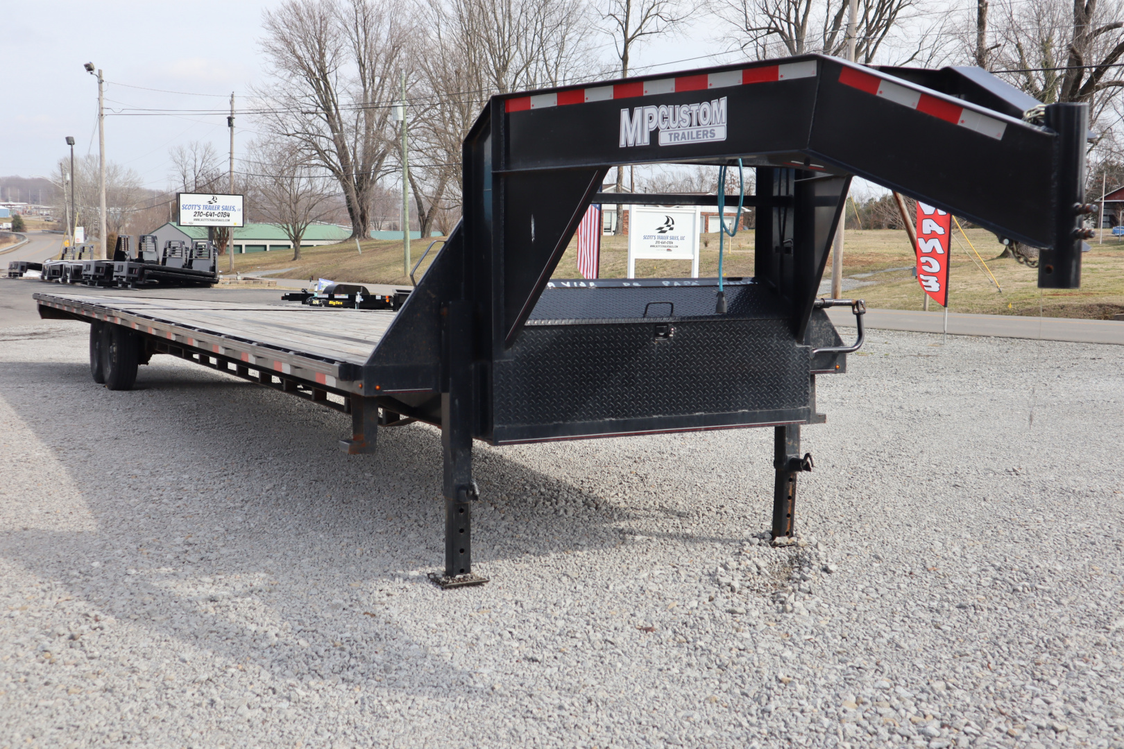 Used Repo 2025 MP Custom Trailers 40' Flatbed CTZ Package