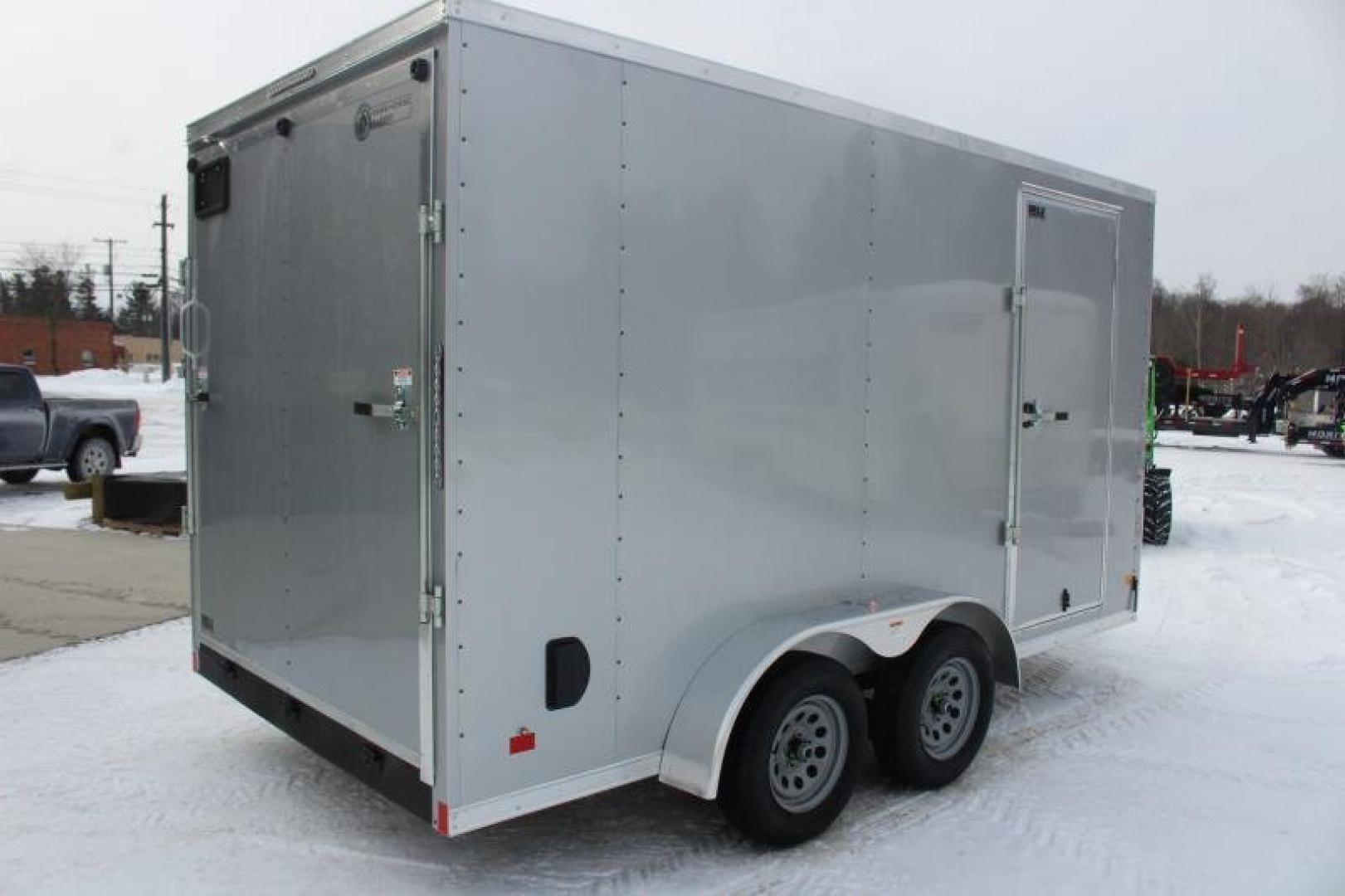 New 2026 Darkhorse Cargo 7' x 14' Enclosed Trailer - Ramp Door - 7' Interior Height - 7000# GVW