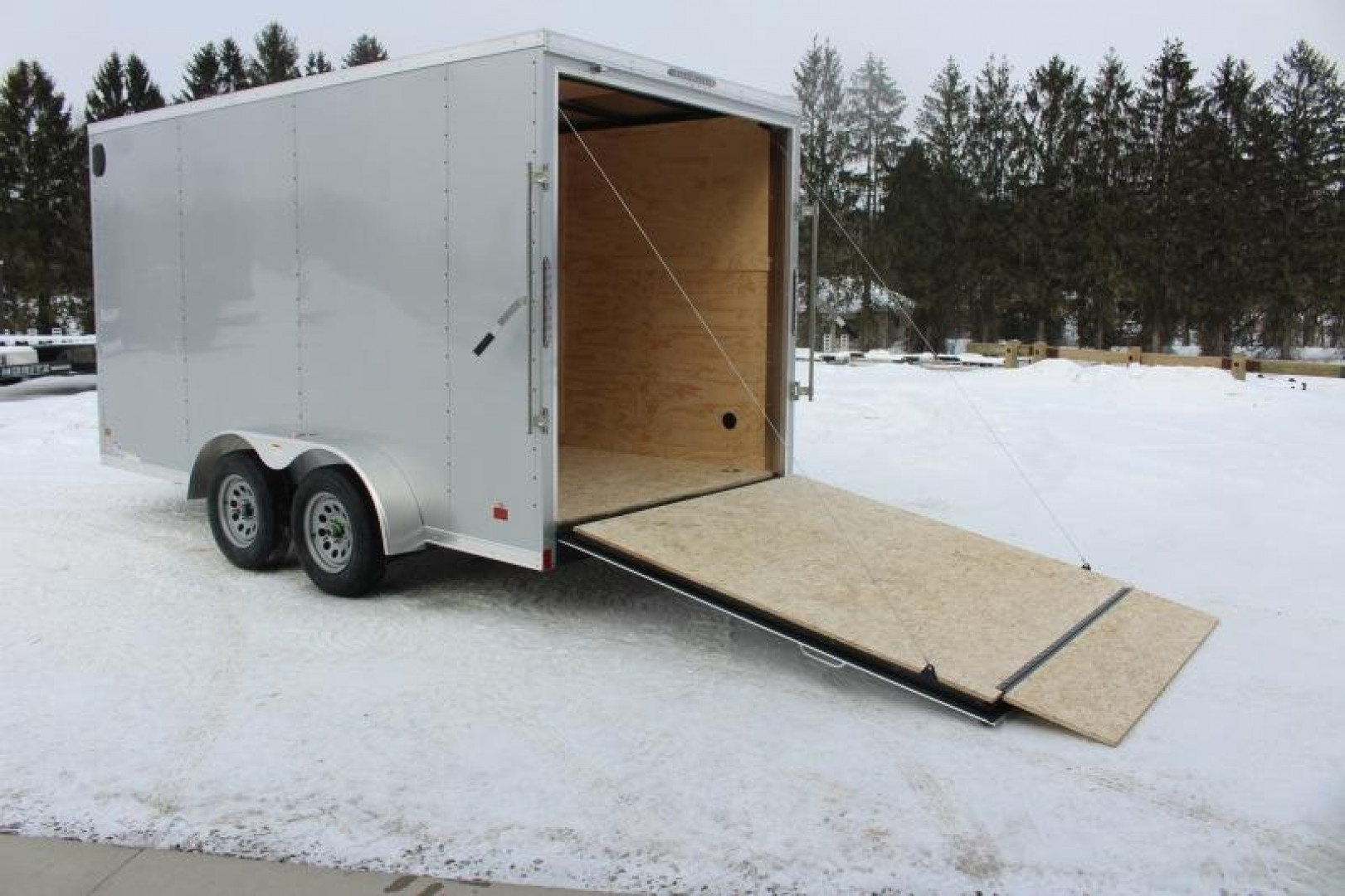 New 2026 Darkhorse Cargo 7' x 14' Enclosed Trailer - Ramp Door - 7' Interior Height - 7000# GVW