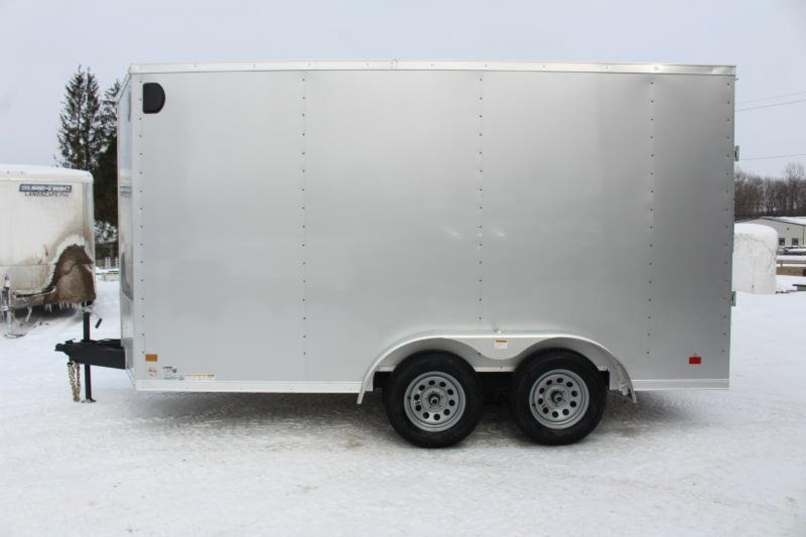 New 2026 Darkhorse Cargo 7' x 14' Enclosed Trailer - Ramp Door - 7' Interior Height - 7000# GVW