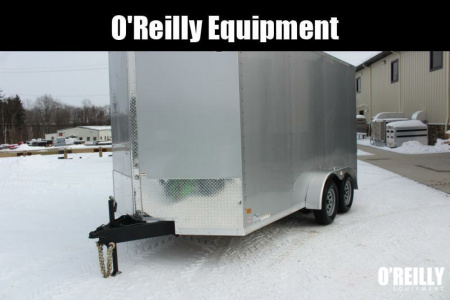 New 2026 Darkhorse Cargo 7' x 14' Enclosed Trailer - Ramp Door - 7' Interior Height - 7000# GVW