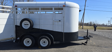 Used 1995 Dura 2-Horse Straight Load Horse Trailer