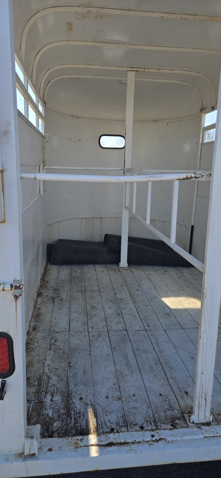 Used 1995 Dura 2-Horse Straight Load Horse Trailer