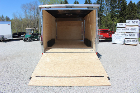 New 2026 Darkhorse Cargo DWRK 8.5' x 18' Flat Front Enclosed Cargo Trailer - Ramp Door - 9990#