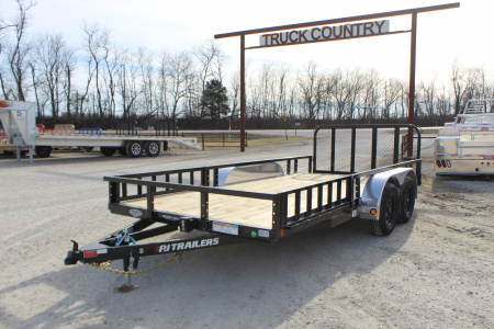 New 2026 PJ TRAILERS 83  x 16' UL Utility Trailer