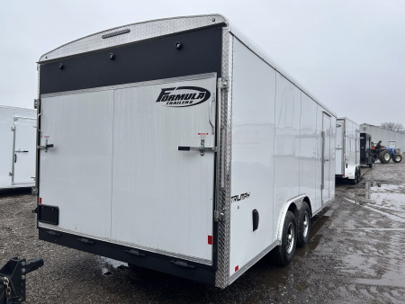 New 2026 Formula Trailers 8 FT 6 IN X 20 FT FLAT FRONT ENCLOSED LANDSCAPE TRAILER 9990 GVWR