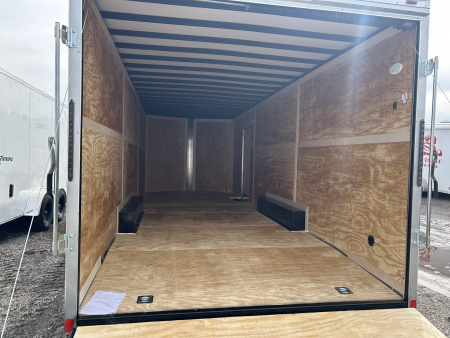 New 2025 Homesteader Trailer 8 FT 6 IN 24 FT ENCLOSED CAR HAULER 7 FT HEIGHT POLYCORE RAMP DOOR 10K GVWR