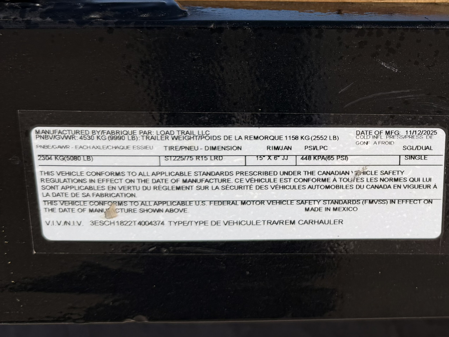 New 2026 Load Trail 7-18 Heavy Duty Car Hauler 10K GVWR