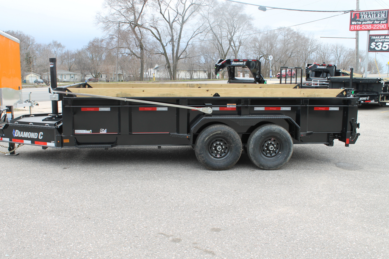 New 2026 Diamond C Trailers LPT207 14x82 Dump Trailer