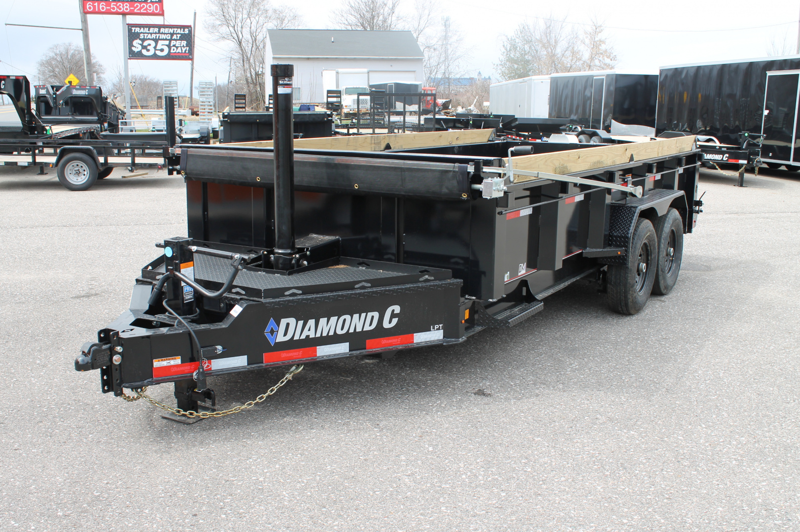 New 2026 Diamond C Trailers LPT207 14x82 Dump Trailer