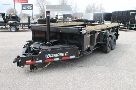 New 2026 Diamond C Trailers LPT207 14x82 Dump Trailer