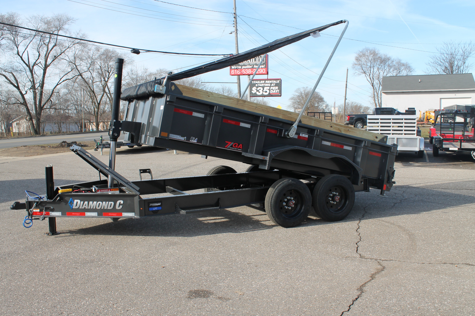 New 2026 Diamond C Trailers LPT208 14X82 Dump Trailer