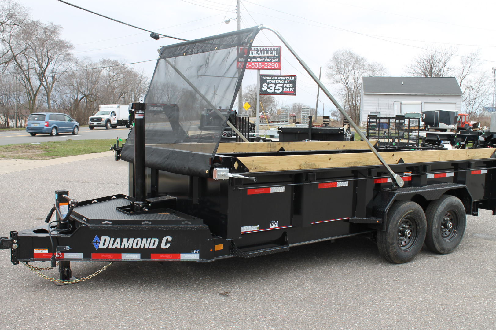 New 2026 Diamond C Trailers LPT207 16x82 Dump Trailer