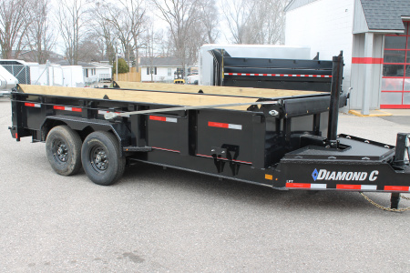 New 2026 Diamond C Trailers LPT207 16x82 Dump Trailer
