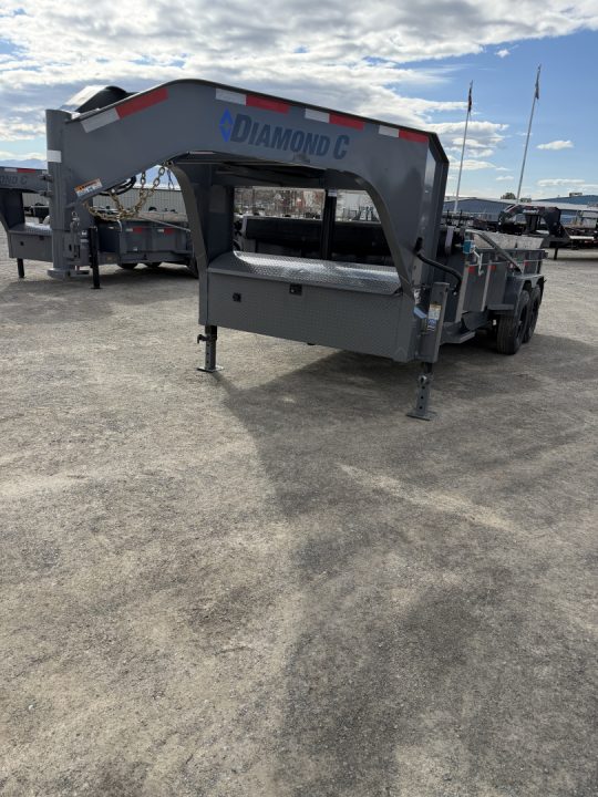 New 2024 Diamond C Trailers LPT207-GN 14' x 82" Dump Trailer