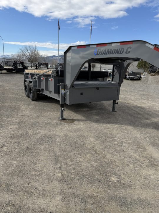 New 2024 Diamond C Trailers LPT207-GN 14' x 82" Dump Trailer