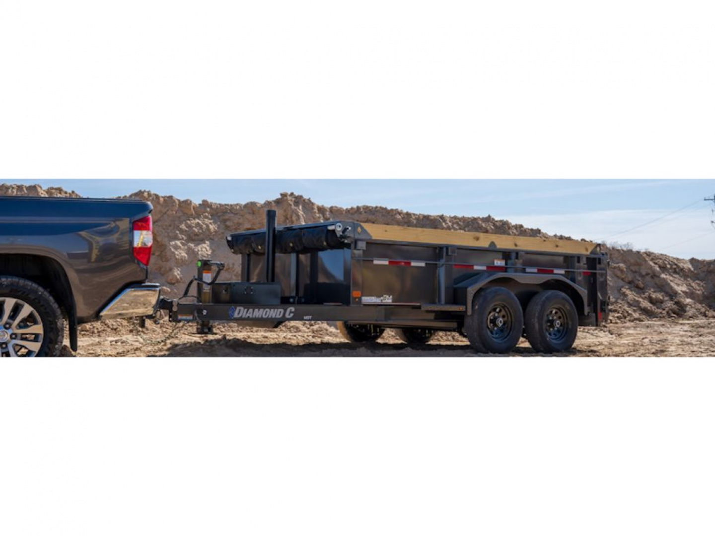 New 2024 Diamond C Trailers MDT 12' x 77" Dump Trailer