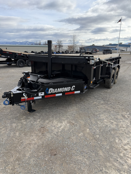 New 2025 Diamond C Trailers LPT207 14' x 82  Dump Trailer