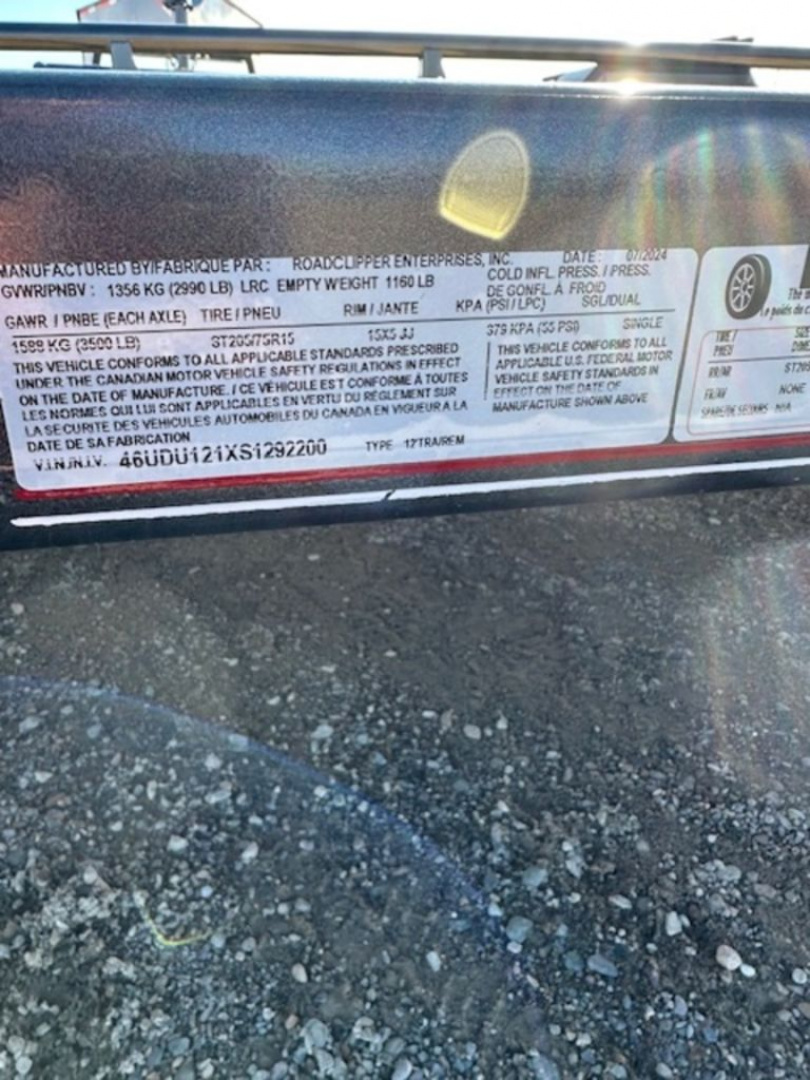 New 2025 Diamond C Trailers PSA 12' x 77" Utility Trailer