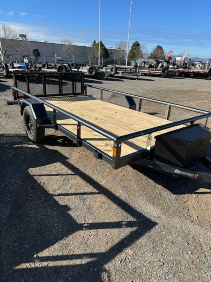 New 2025 Diamond C Trailers PSA 12' x 77" Utility Trailer