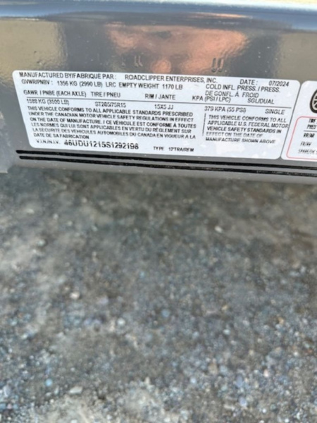 New 2025 Diamond C Trailers PSA 12' x 77" Utility Trailer