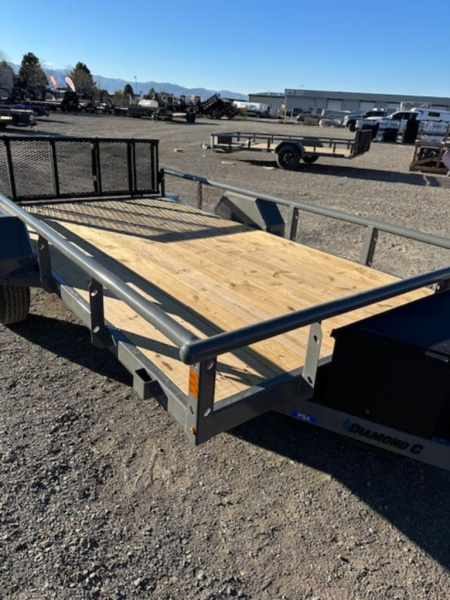 New 2025 Diamond C Trailers PSA 12' x 77" Utility Trailer