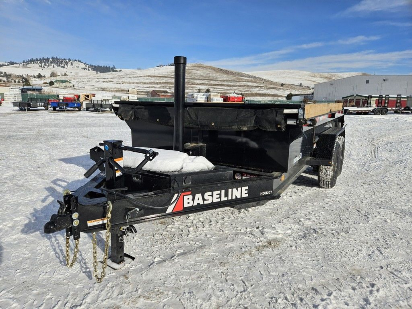 New 2025 Baseline HDU207 14' Dump Trailer