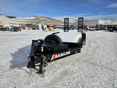 New 2025 Baseline HEQ 20' Flatbed Trailer