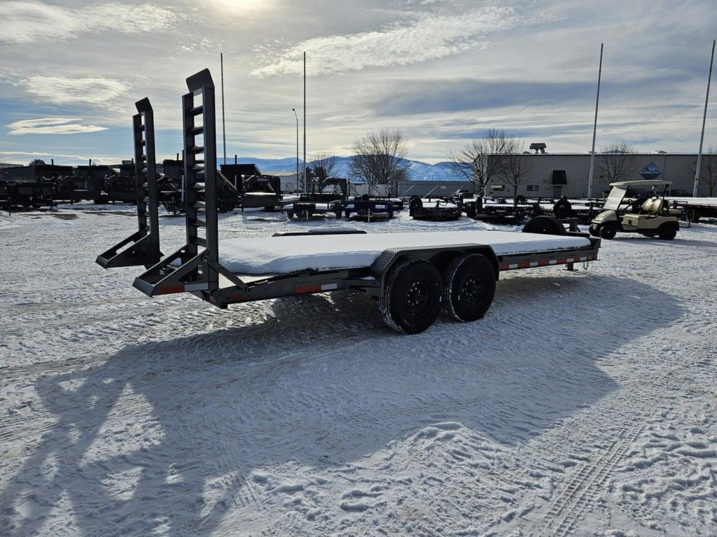 New 2025 Baseline HEQ 20' 16K Flatbed Trailer