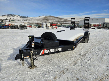 New 2025 Baseline HEQ 22' 16K Flatbed Trailer