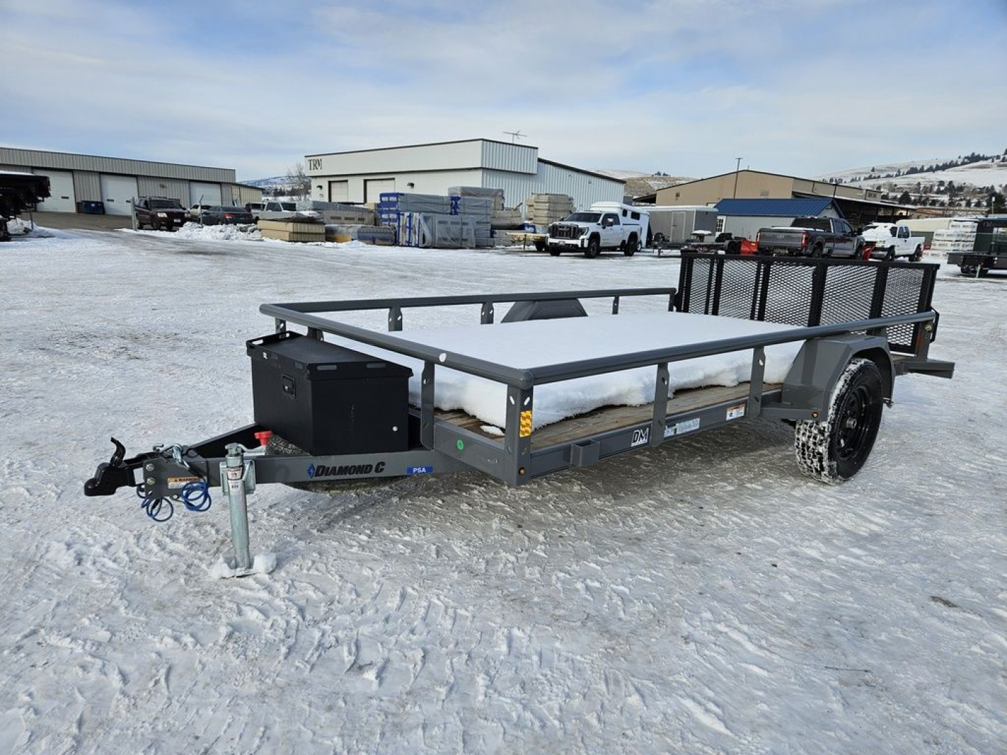 New 2025 Diamond C Trailers PSA 12' x 77" Utility Trailer