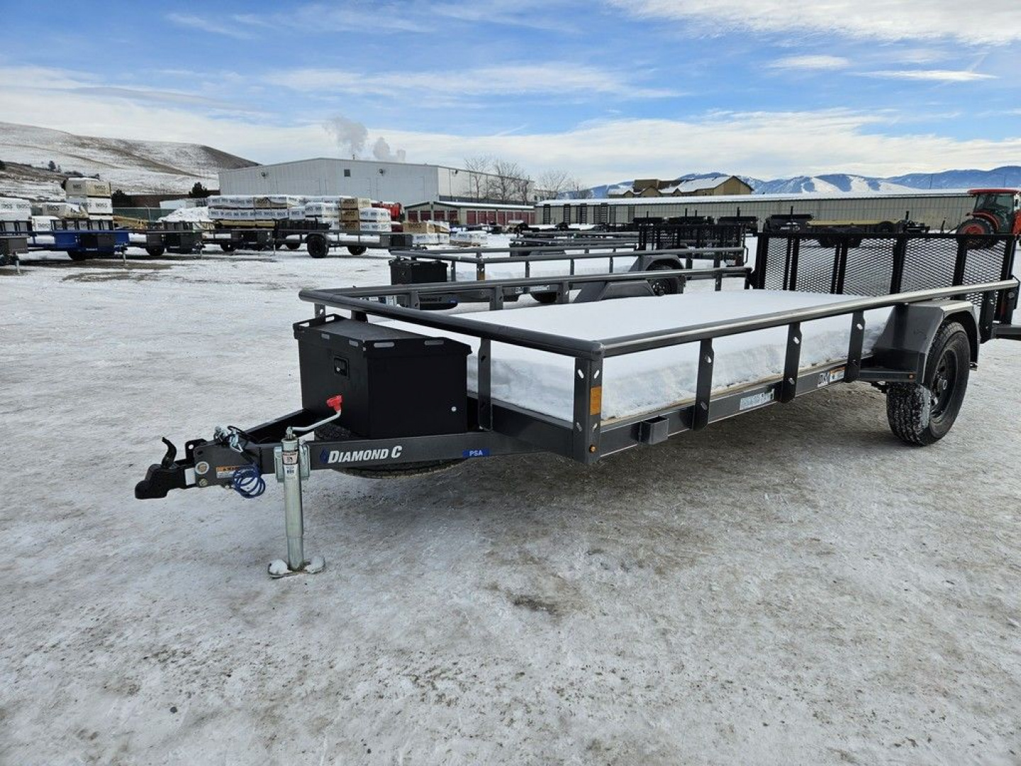 New 2025 Diamond C Trailers PSA 14' x 77" Utility Trailer