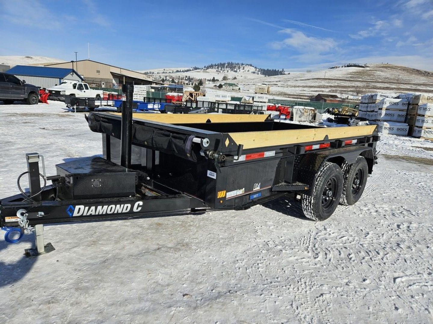 New 2025 Diamond C Trailers MDT 12' x 77" Dump Trailer