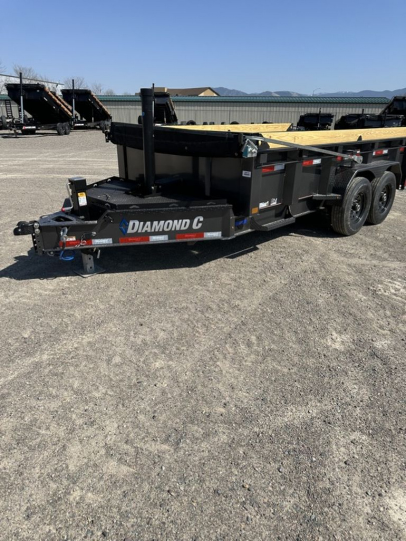 New 2025 Diamond C Trailers LPT 14' x 82" Dump Trailer