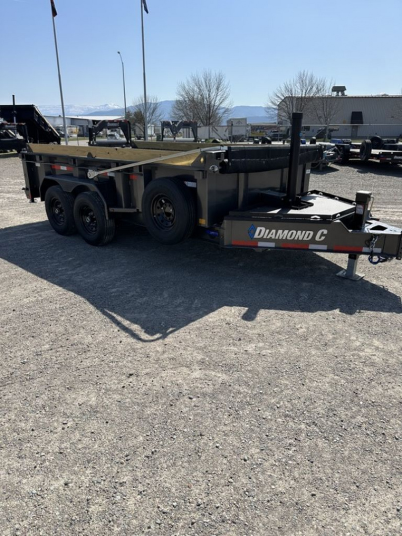 New 2025 Diamond C Trailers LPT 14' x 82" Dump Trailer