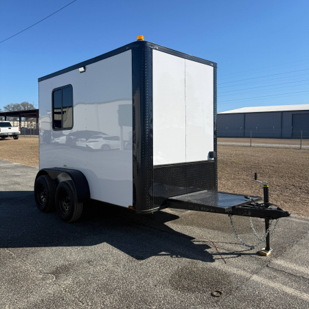 New 6X10TA White Splicing Trailer