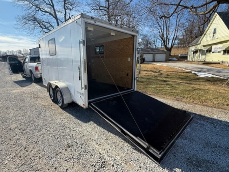 Used 2019 Stealth Trailers Titan 7X14x84" w/ RAMP DOOR . Cargo / Enclosed Trailer