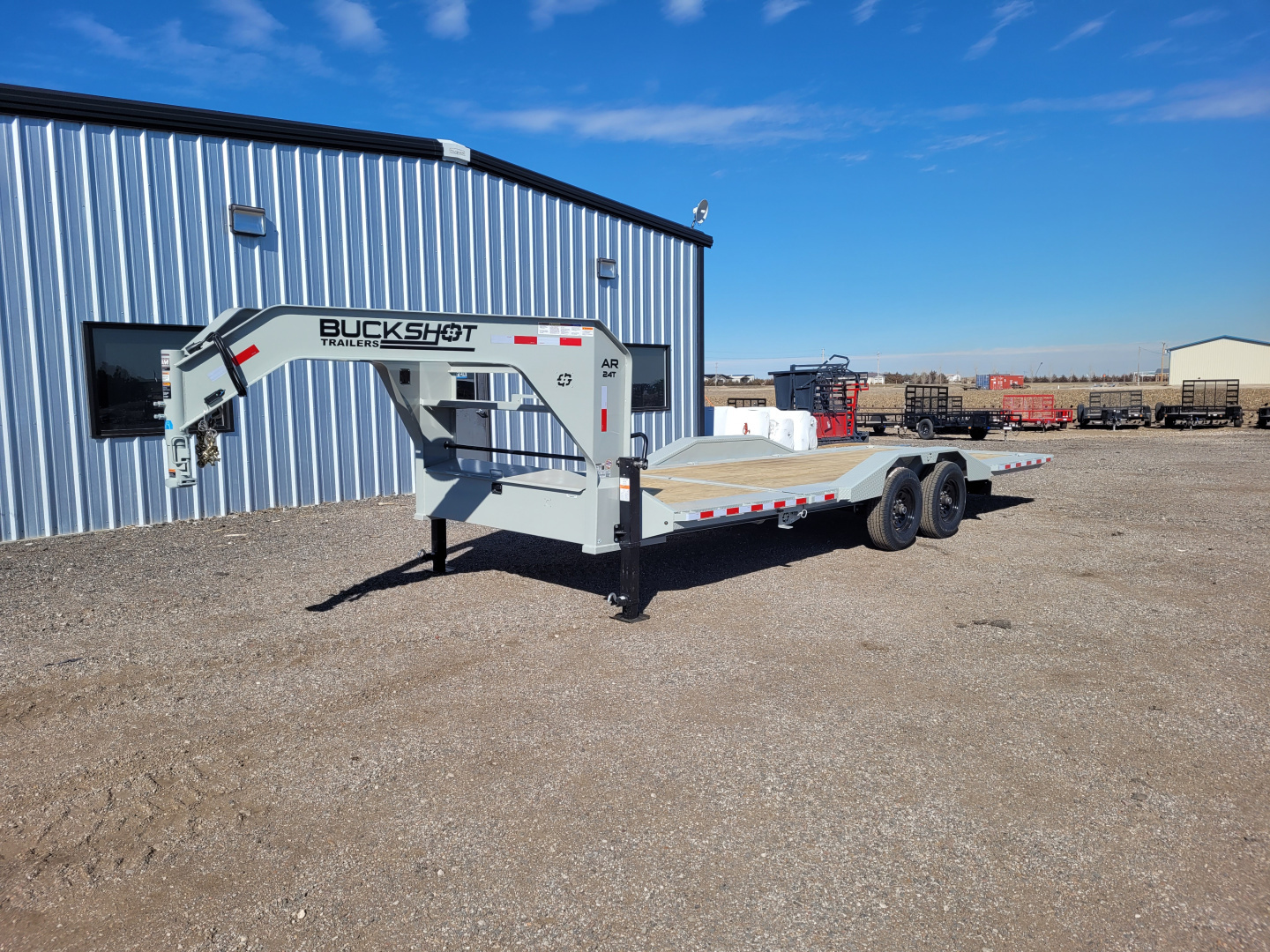 New 2026 Buckshot 102"x24' Gooseneck Tilt Trailer