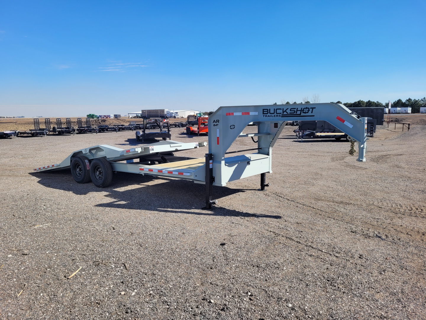 New 2026 Buckshot 102"x24' Gooseneck Tilt Trailer