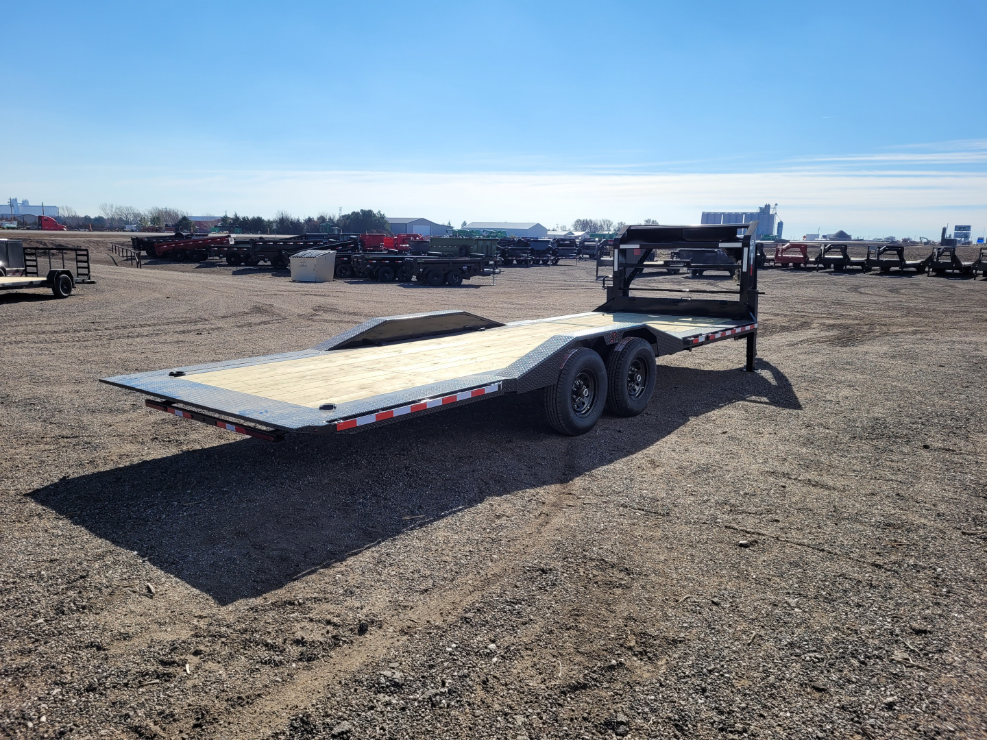 New 2026 Buckshot 102"x24' Gooseneck Tilt Trailer