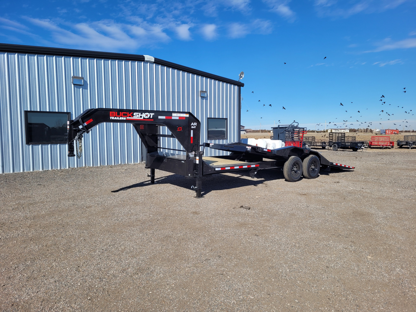 New 2026 Buckshot 102"x24' Gooseneck Tilt Trailer